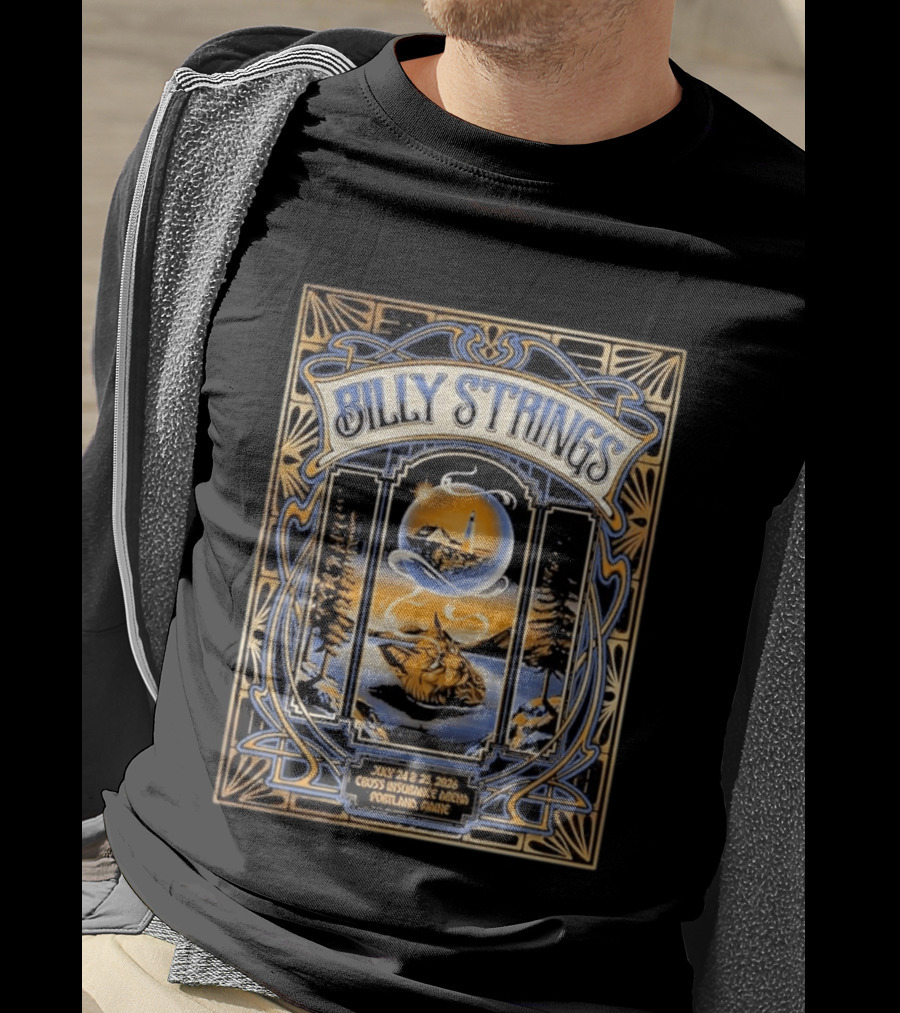 Billy Strings Cross Insurance Arena Portland Maine July 24 25 2026 Abigail Salvesen T-Shirt