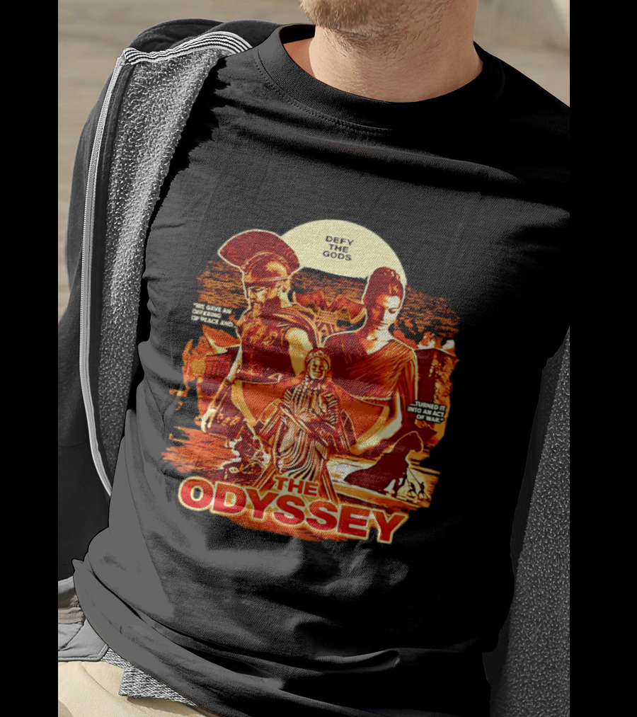 The Odyssey Defy The Gods Offering Of Peace Into Act Of War T-Shirt