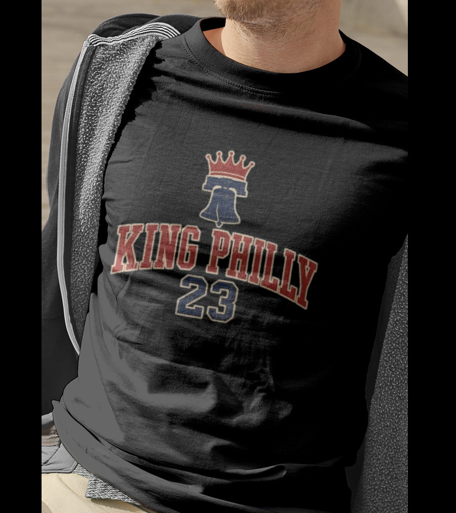 King Philly 23 Crown Bell LeBron James Philadelphia T-Shirt