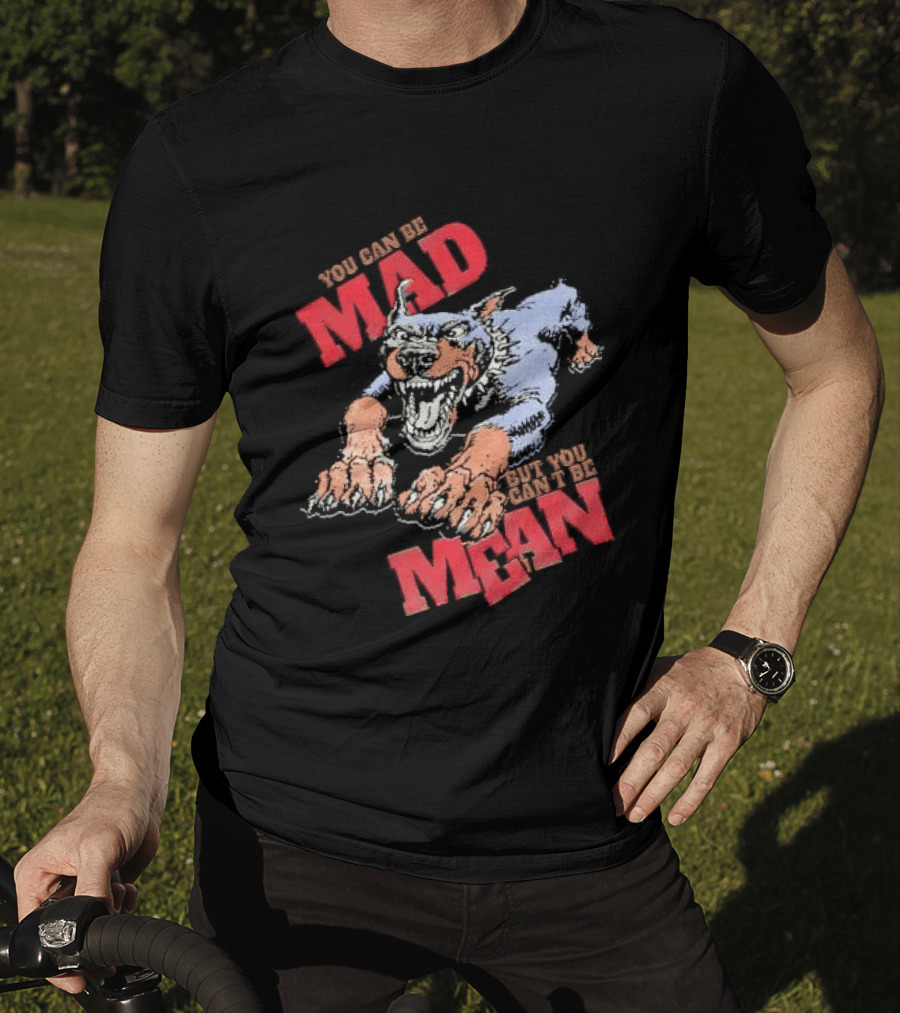 You Can't Be Mad But You Can Be Mean Aggressive Doberman T-Shirt