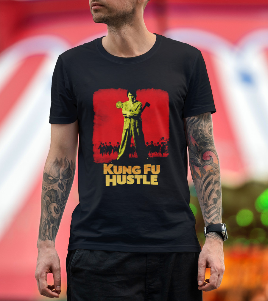 Kung Fu Hustle Axe Lollipop Scene Red T-Shirt