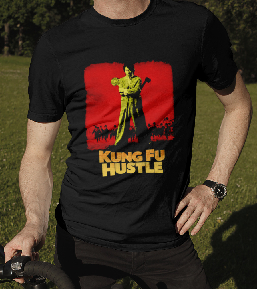 Kung Fu Hustle Axe Lollipop Scene Red T-Shirt