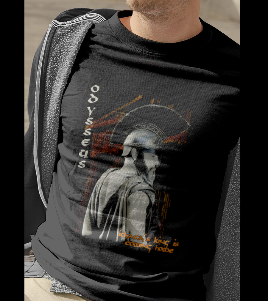 Odysseus Ithaca's King Is Coming Home Spartan Warrior T-Shirt