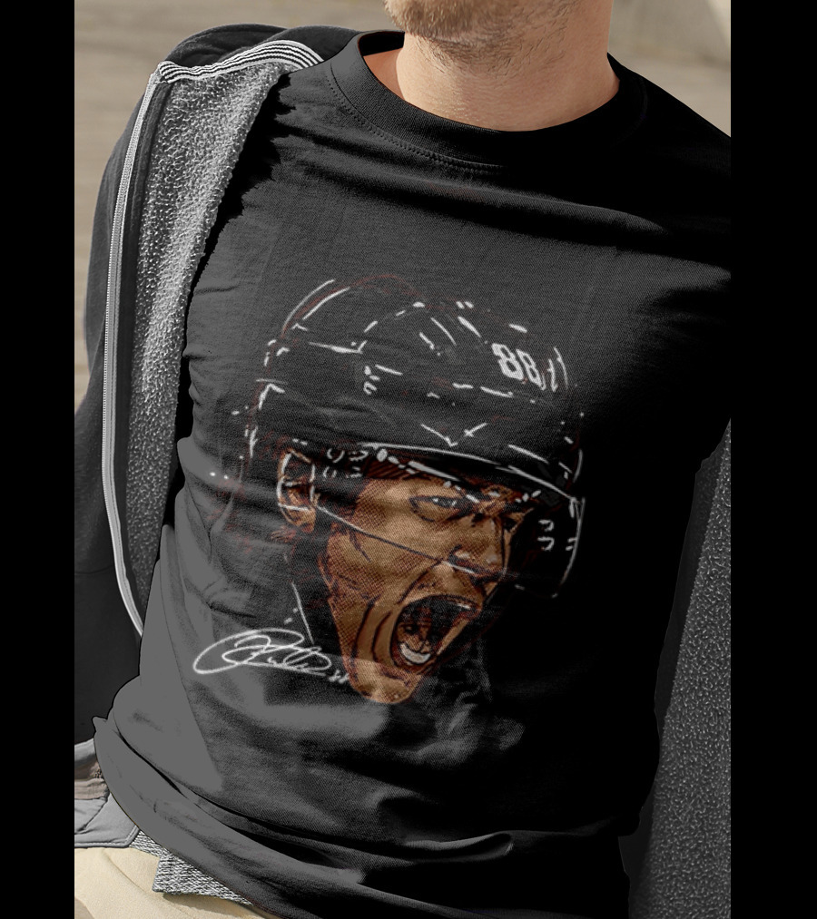 Patrick Kane Chicago Blackhawks 88 Big Head NHL Merchandise T-Shirt