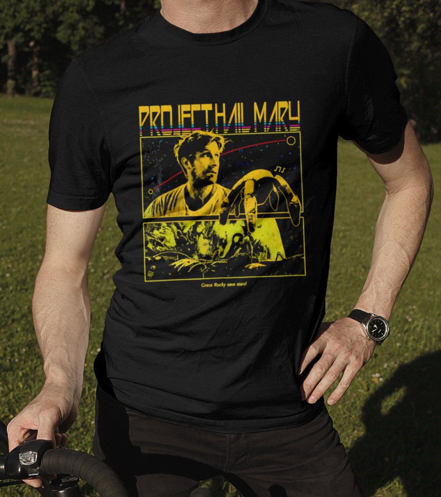 Project Hail Mary Rocky Grace Save The Stars T-Shirt
