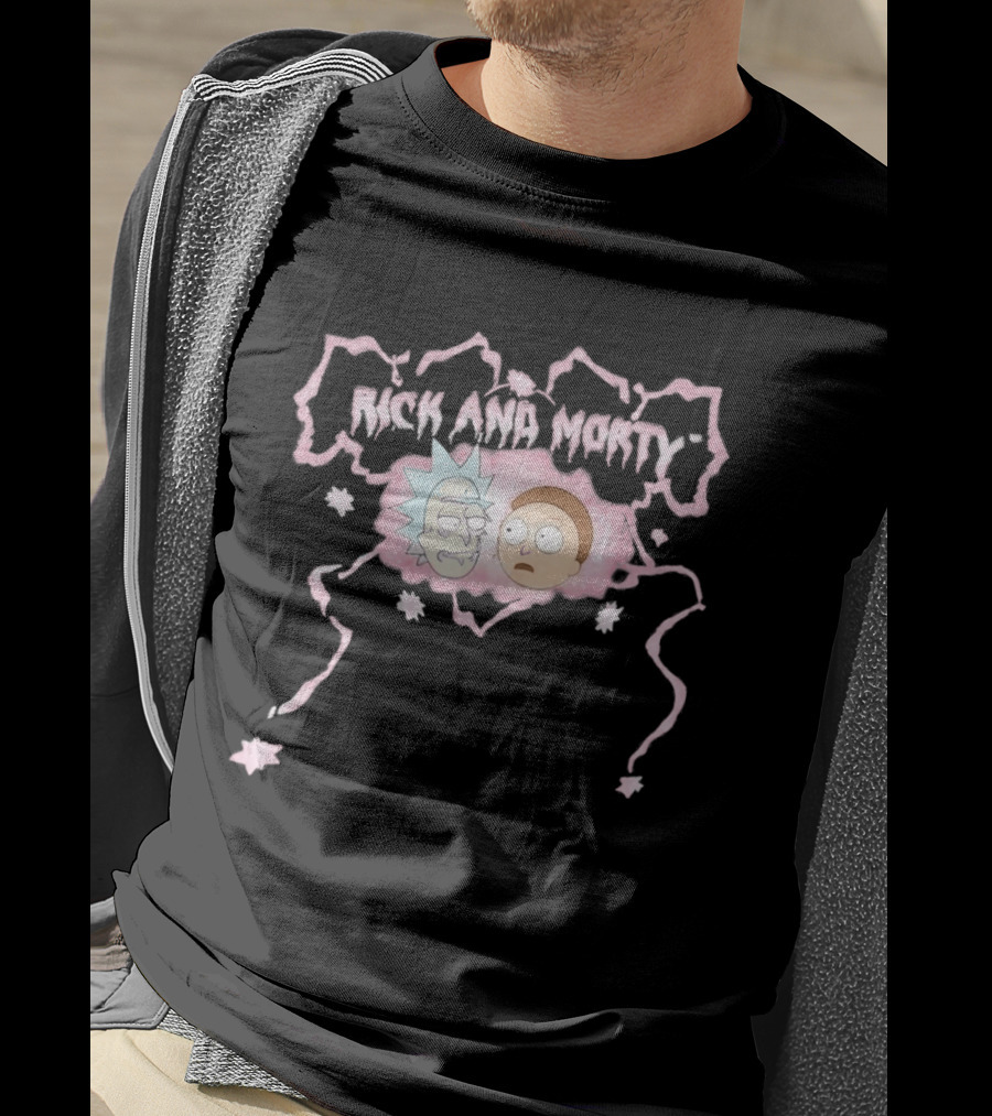 Secret Lives Of Gypsy Wives S01 Rick And Morty Pink Portal T-Shirt
