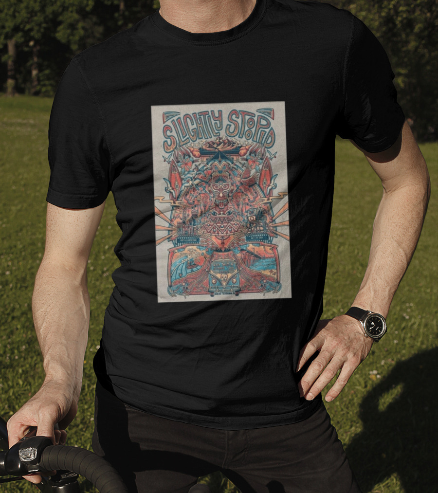 Slightly Stoopid Buffalo NY 7 24 2026 Old West Summer Tour Custom House_PRINT T-Shirt