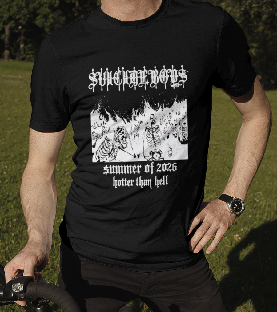 Suicideboys Summer Of 2026 Hotter Than Hell Skeletons T-Shirt