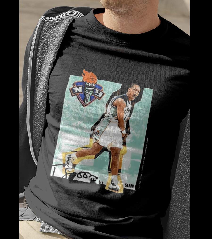 WNBA Legends Teresa Weatherspoon New York Liberty SLAM T-Shirt