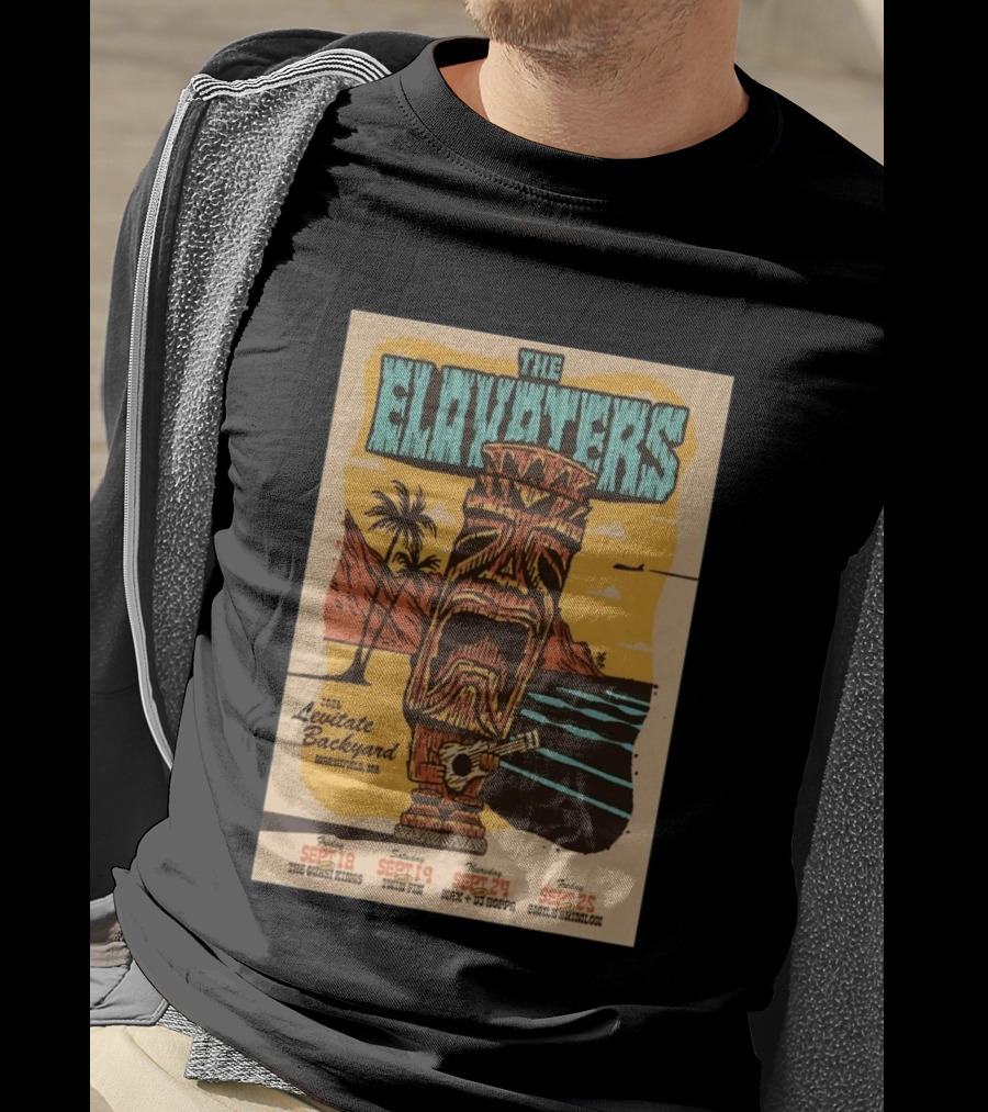 The Elovaters 2026 Levitate Backyard Marshfield MA Event With The Guess Who Max DJ Boppa Emily Rose Sept 18 25 T-Shirt