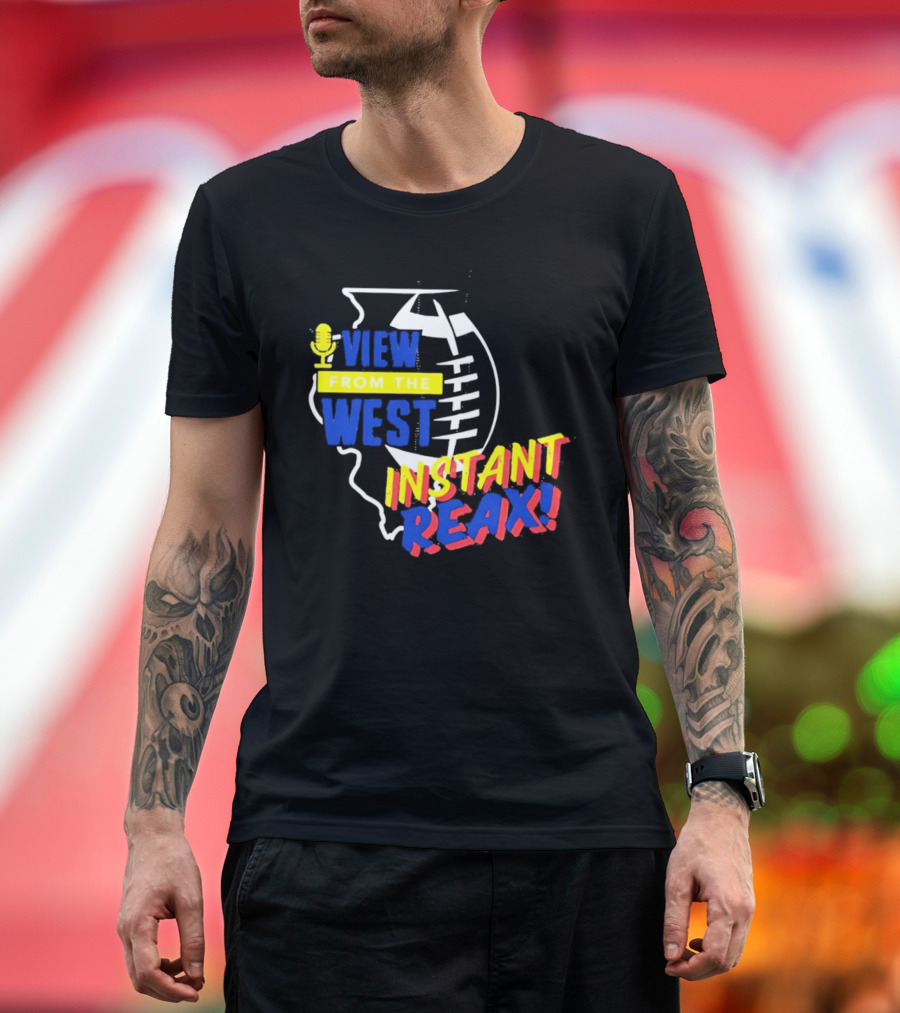 View From The West Instant Reax Illinois Football T-Shirt