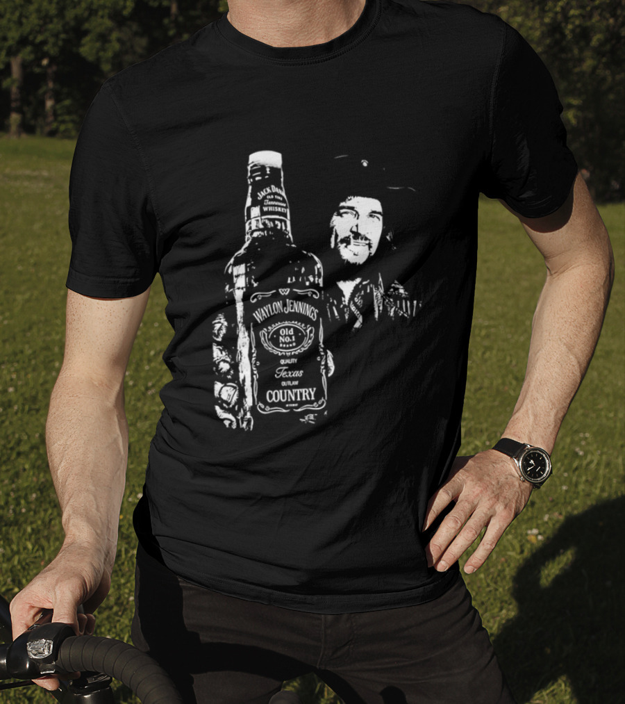 Waylon Jennings Old No 8 Brand Texas Country T-Shirt
