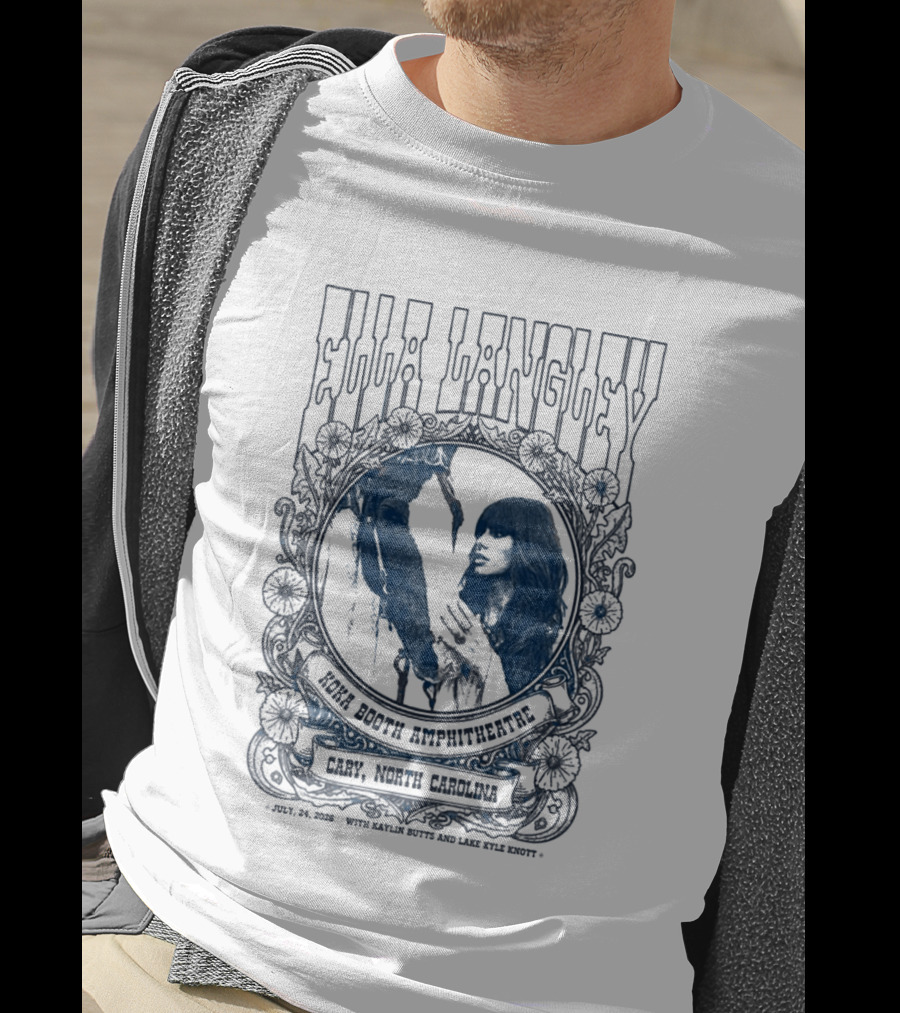 Ella Langley Kaylin Butts Lake Kyle Knott Live Koka Booth Amphitheatre Cary NC 2026 T-Shirt