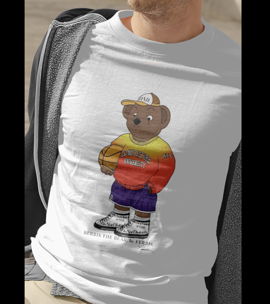 Berris The Bear Basketball Do Not Disturb University Giannis Antetokounmpo T-Shirt