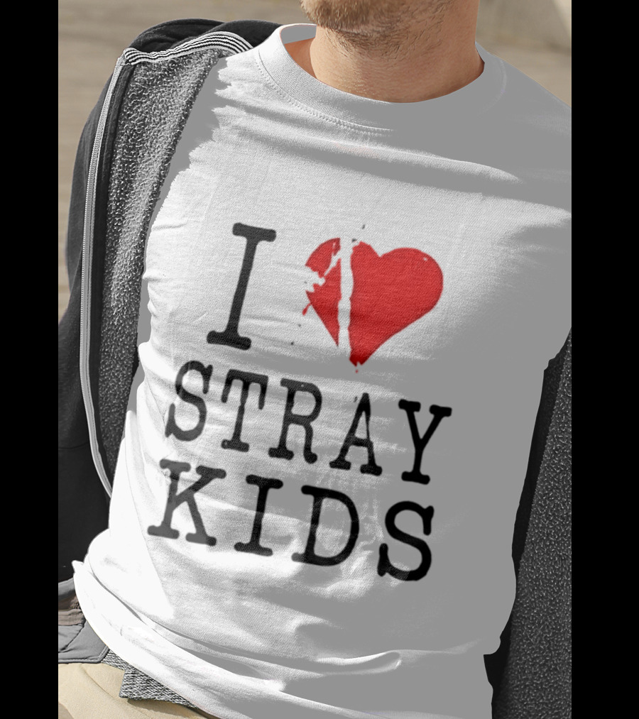 I Love Stray Kids Broken Heart T-Shirt
