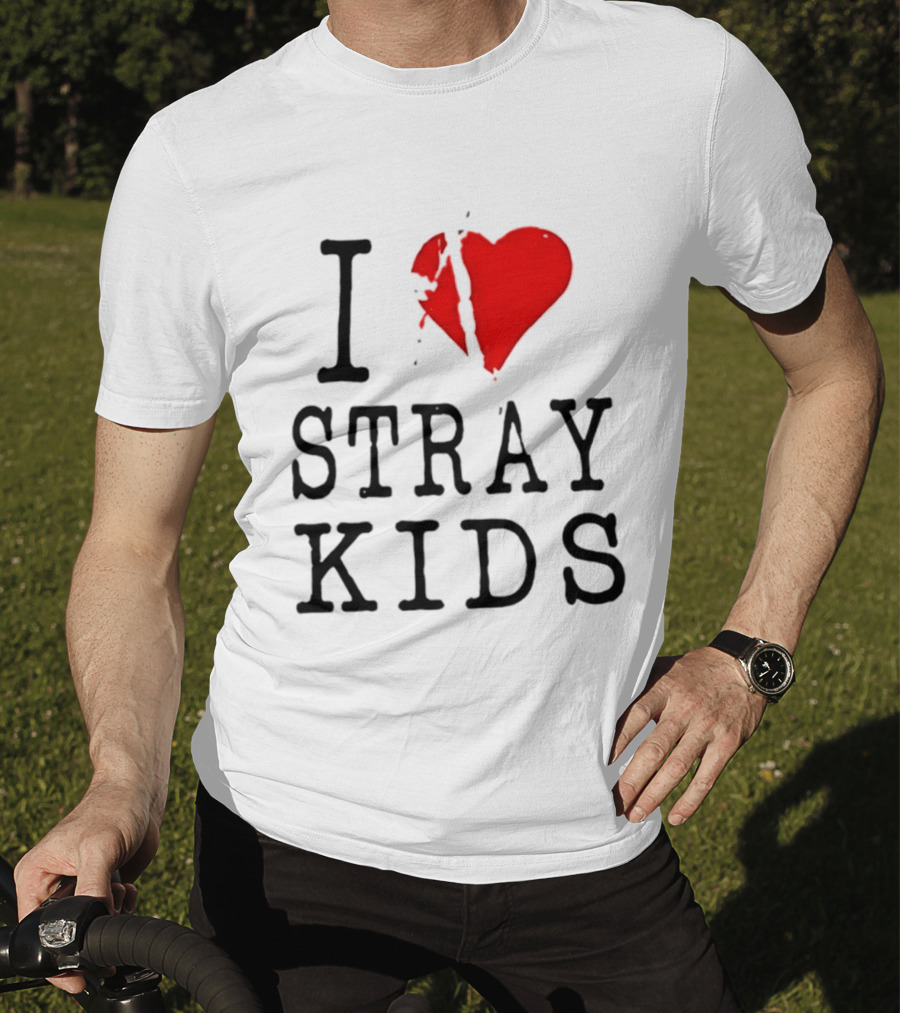 I Love Stray Kids Broken Heart T-Shirt