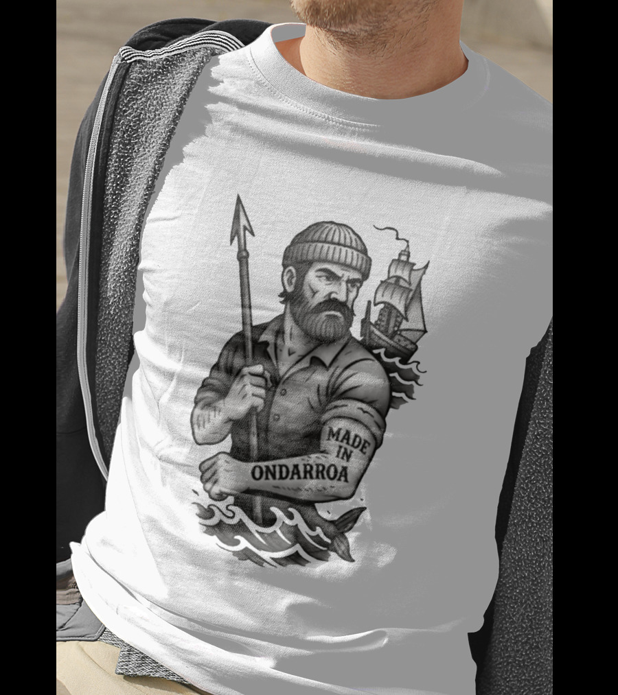 Inigo Martinez Basque Planet Made In Ondarroa Sailor And Ship T-Shirt