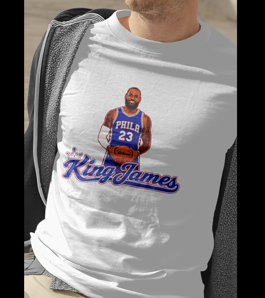 King James Philly 23 Basketball Legend T-Shirt