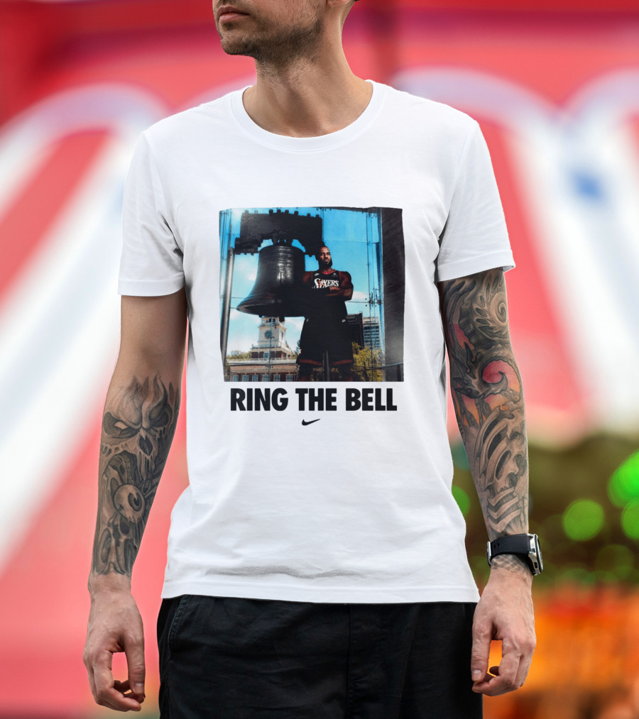 LeBron James Sixers Liberty Bell Ring The Bell T-Shirt