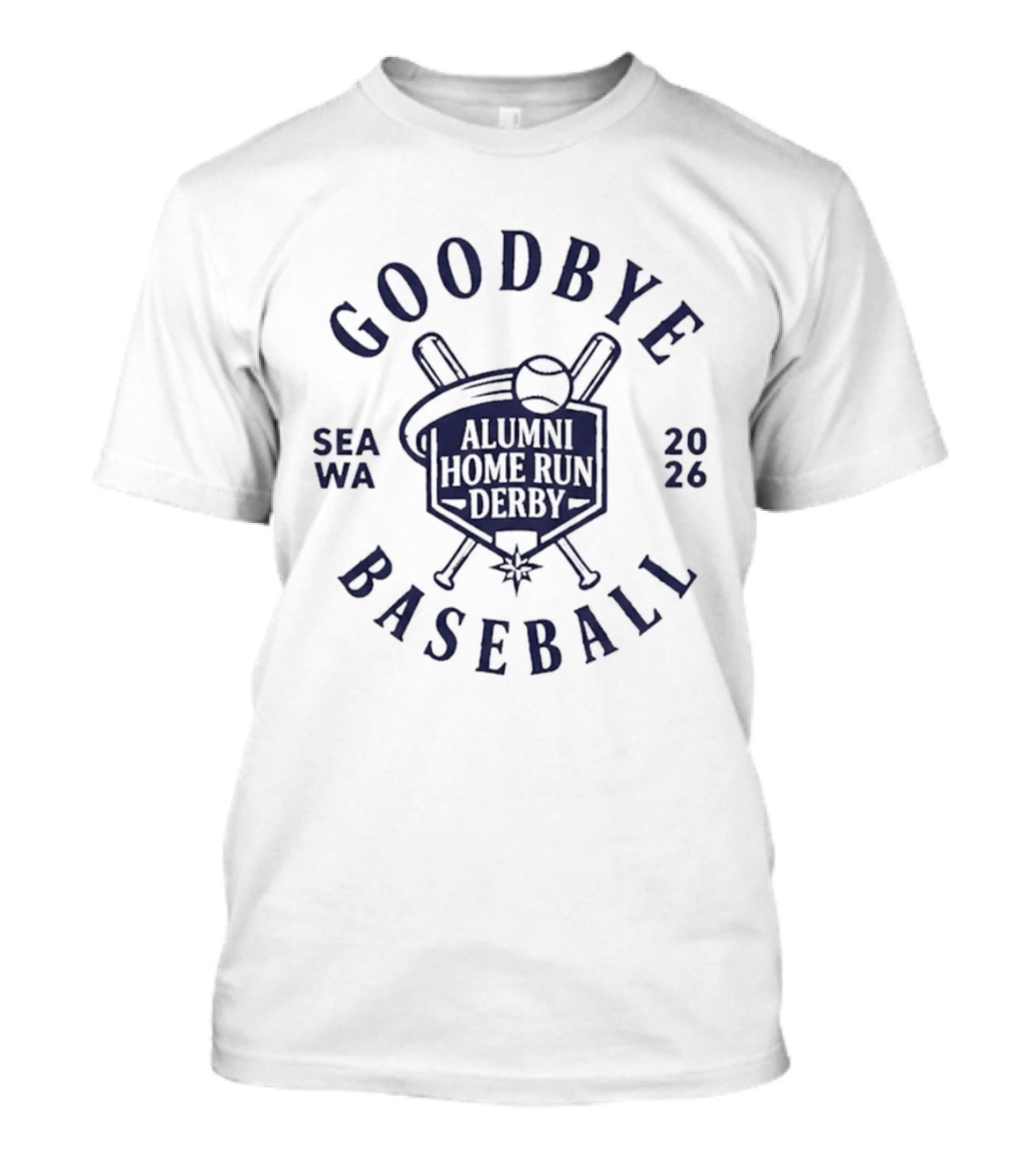 Goodbye Baseball SEA WA 2026 Alumni Home Run Derby T-Shirt