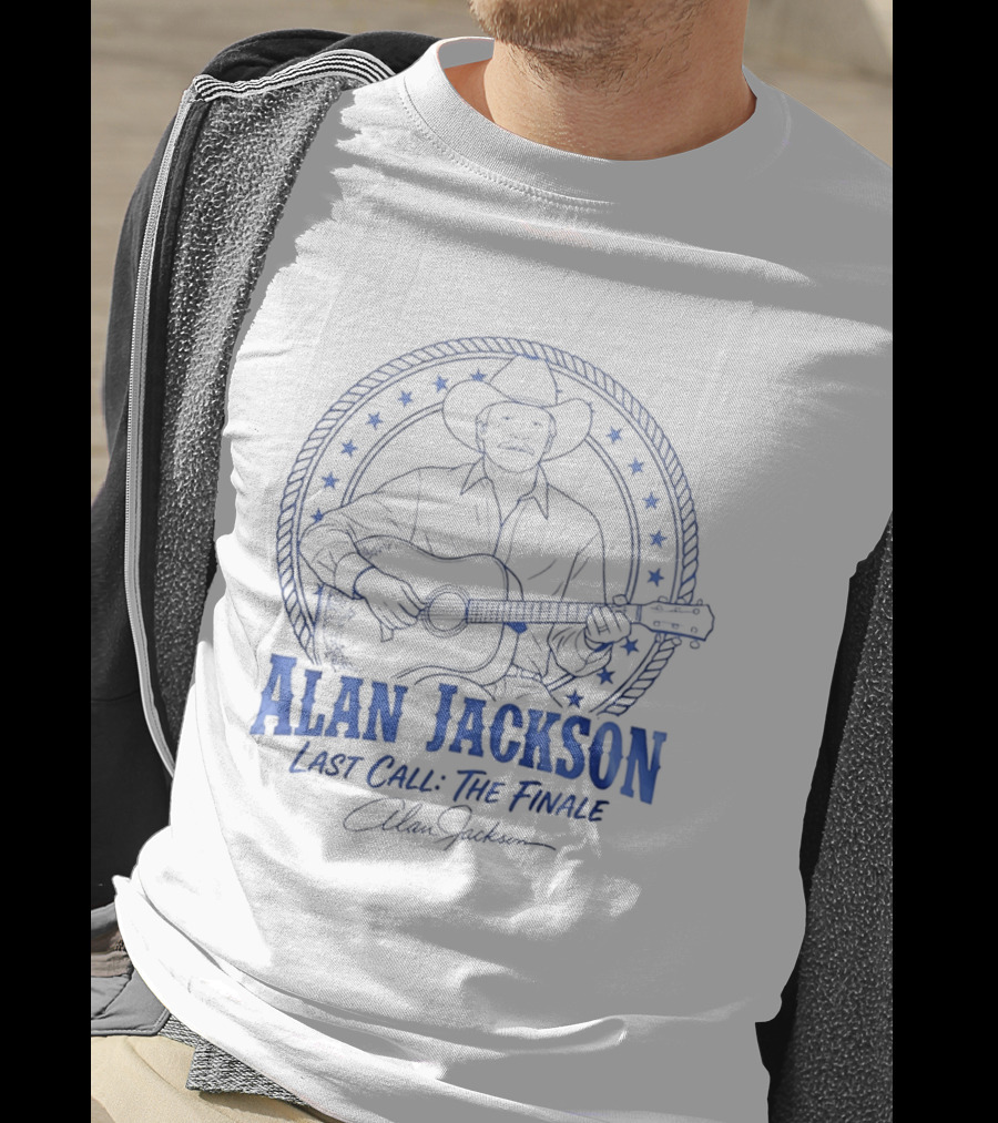 Alan Jackson Last Call The Finale Tour 2026 Tennessee Titans Collaboration T-Shirt