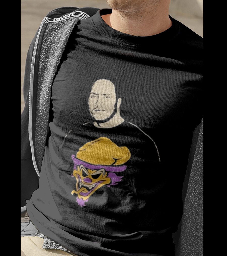 Dwayne Johnson The Rock Insane Clown Posse Collaboration T-Shirt