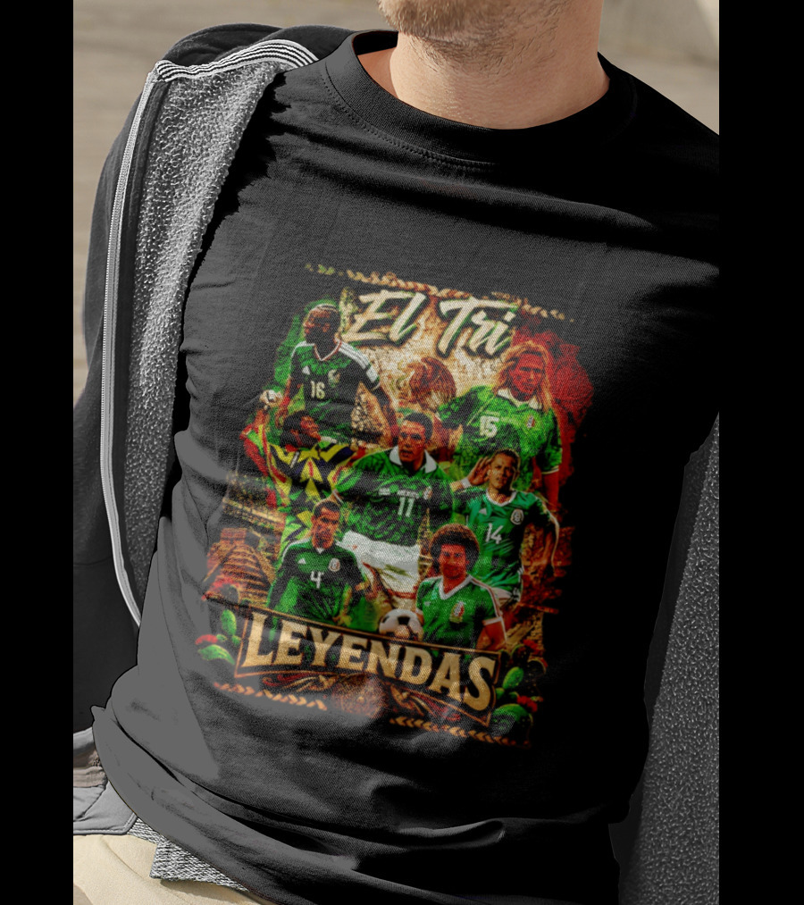 El Tri Leyendas Mexico National Football Team Legend Players T-Shirt