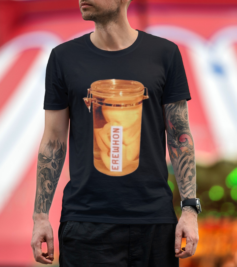 Erewhon Baby Jar Conceptual Artwork In Glass Container T-Shirt