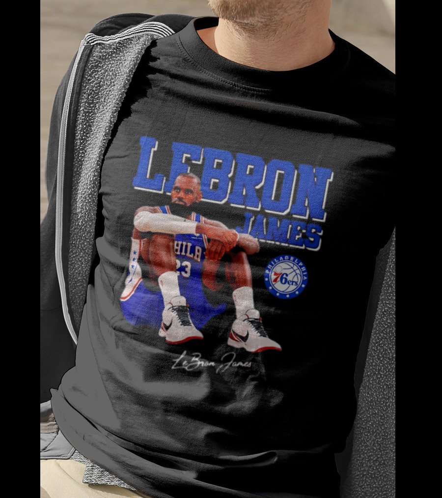 Lebron James 23 Philadelphia 76ers Basketball Phila 76ers 2026 T-Shirt