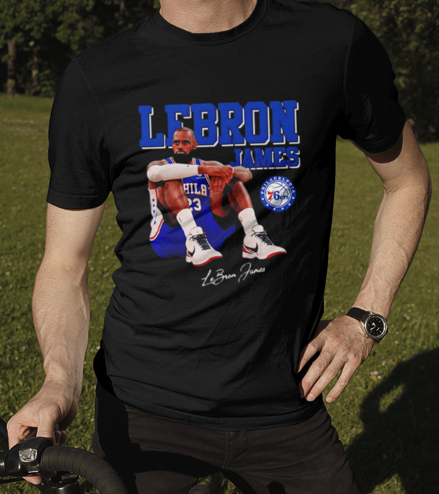 Lebron James 23 Philadelphia 76ers Basketball Phila 76ers 2026 T-Shirt