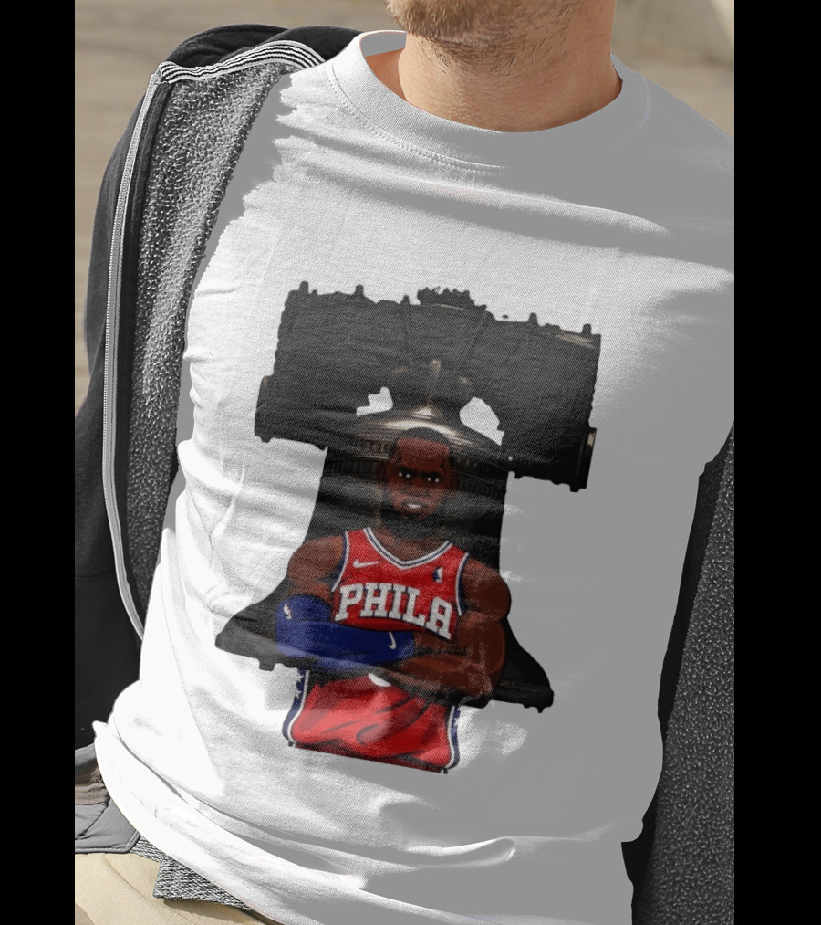 Philadelphia 76ers 2026 LeBron James Liberty Bell Basketball T-Shirt