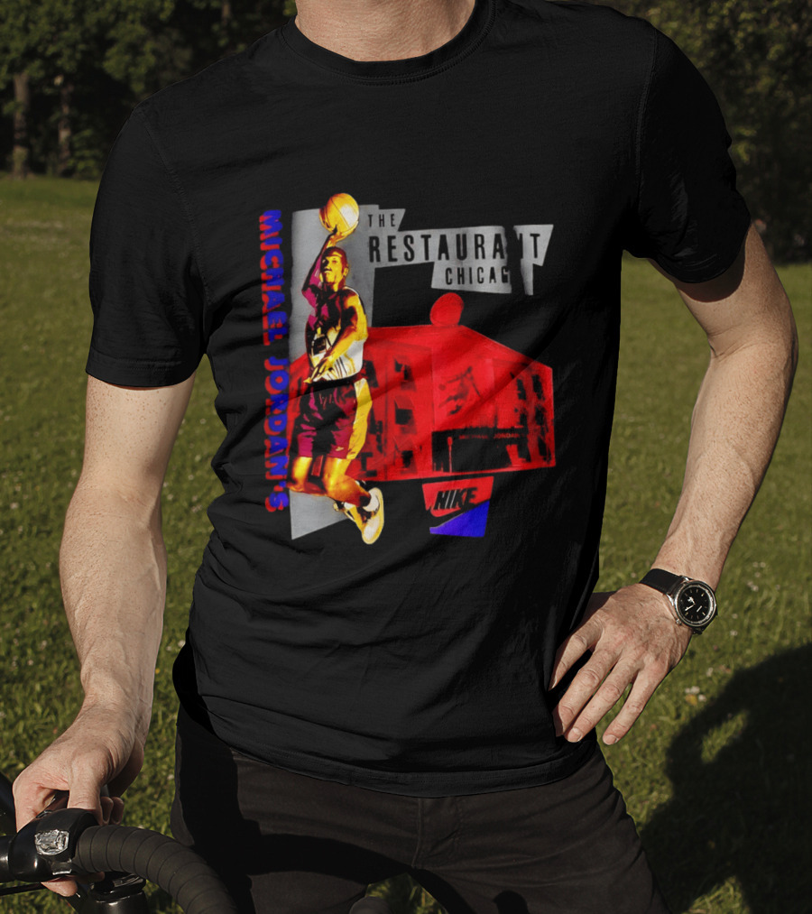 Michael Jordan's Restaurant Chicago Nike Basketball T-Shirt