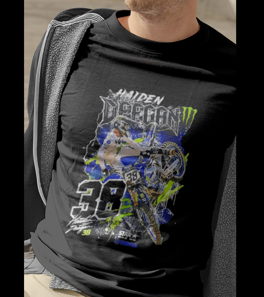 Haiden Deegan 38 Star Racing Yamaha Monster Energy Moto Cross T-Shirt
