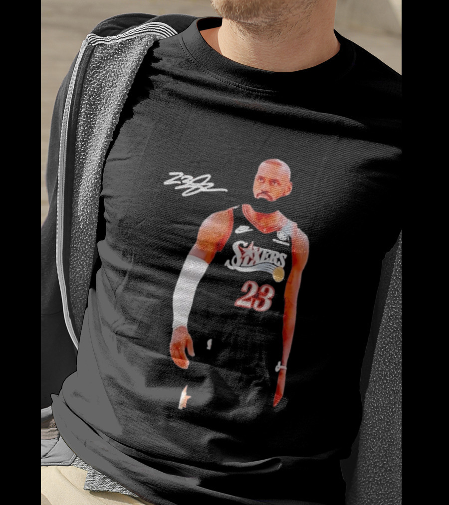LeBron James 76ers 23 Basketball Edition T-Shirt