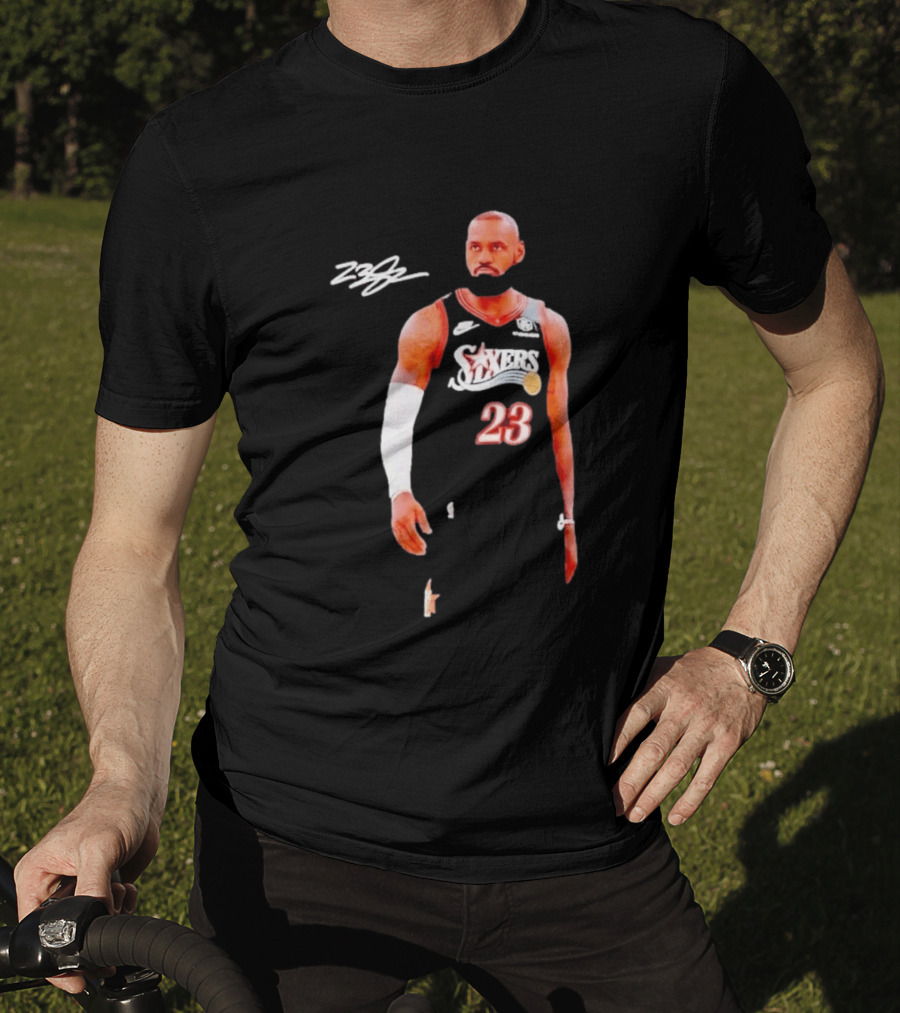 LeBron James 76ers 23 Basketball Edition T-Shirt