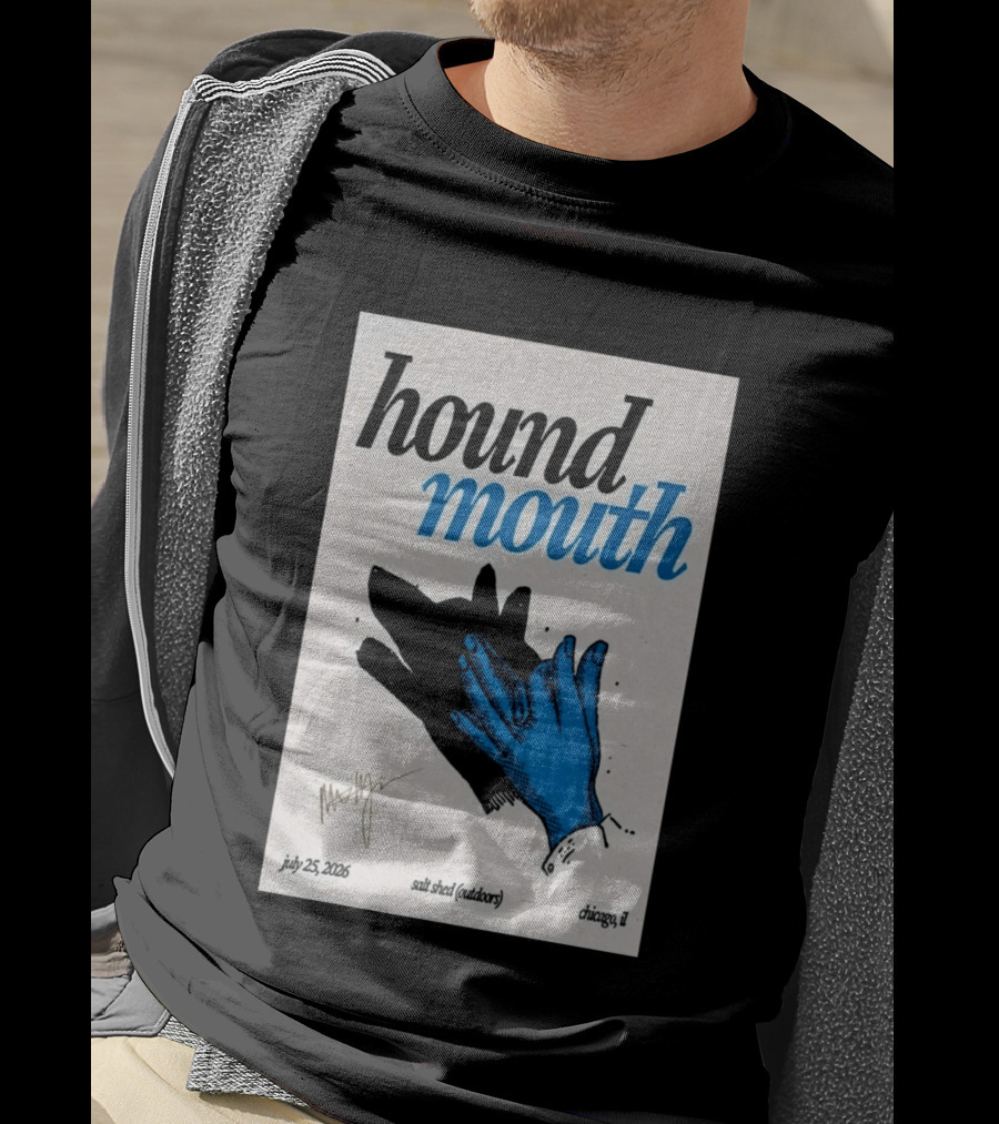 Hound Mouth July 25 2026 Salt Shed Chicago IL Outdoors T-Shirt