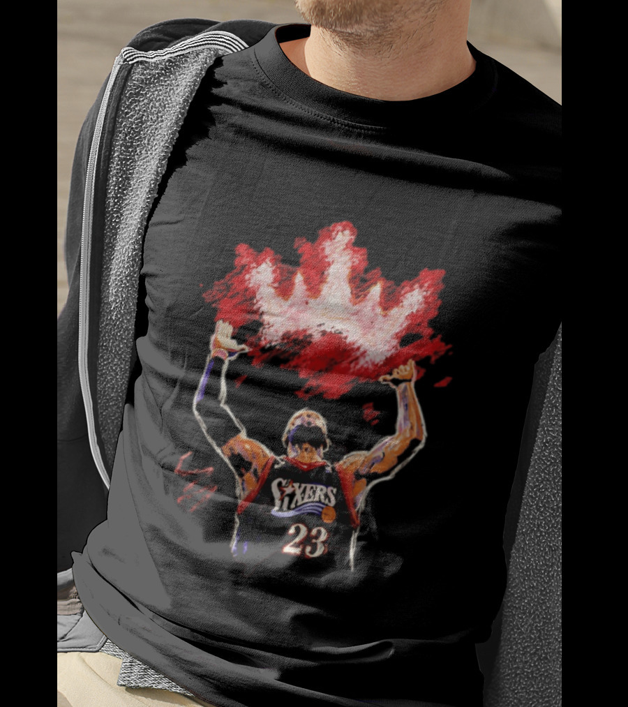 LeBron James The King Philadelphia 76ers NBA 2026 23 Jersey T-Shirt