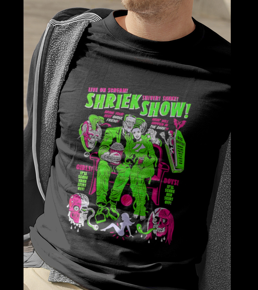 Live On Scream Shriek Show Bring Your Best Ghoul Friend Scariest Scores Songs Skins T-Shirt