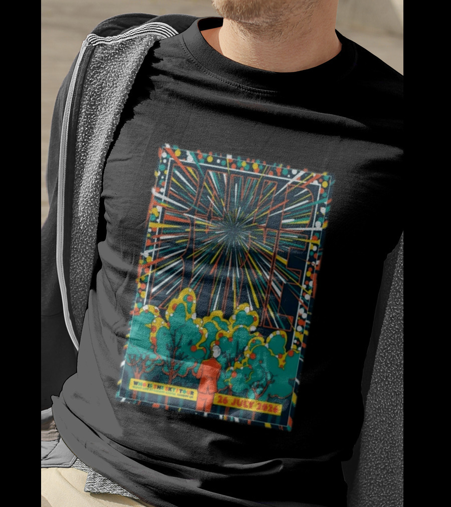 David Byrne Who Is This Sky Tour Cardiff Castle UK 26 July 2026 T-Shirt