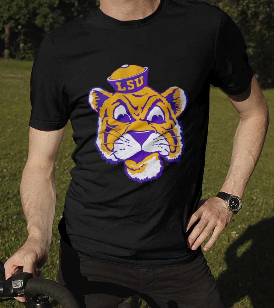 LSU Tigers Big Face 2026 Tiger Head LSU T-Shirt