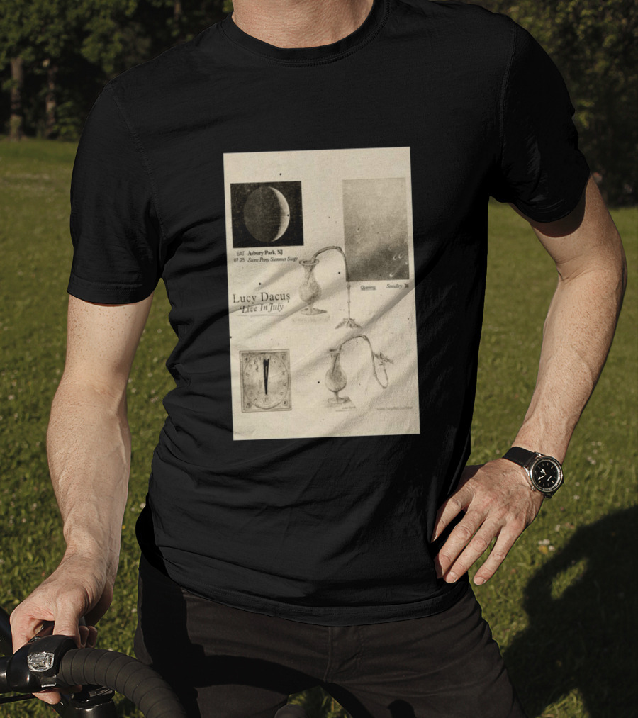 Lucy Dacus Live In July Asbury Park NJ Stone Pony Summer Stage 07 25 Opening Smidley Moon Stage T-Shirt