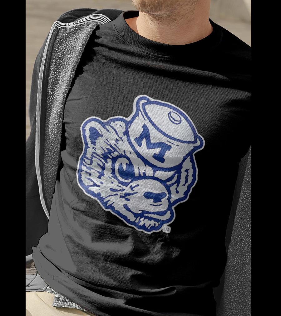 Michigan Wolverines Big Face M Wolverine Logo Hat 2026 T-Shirt