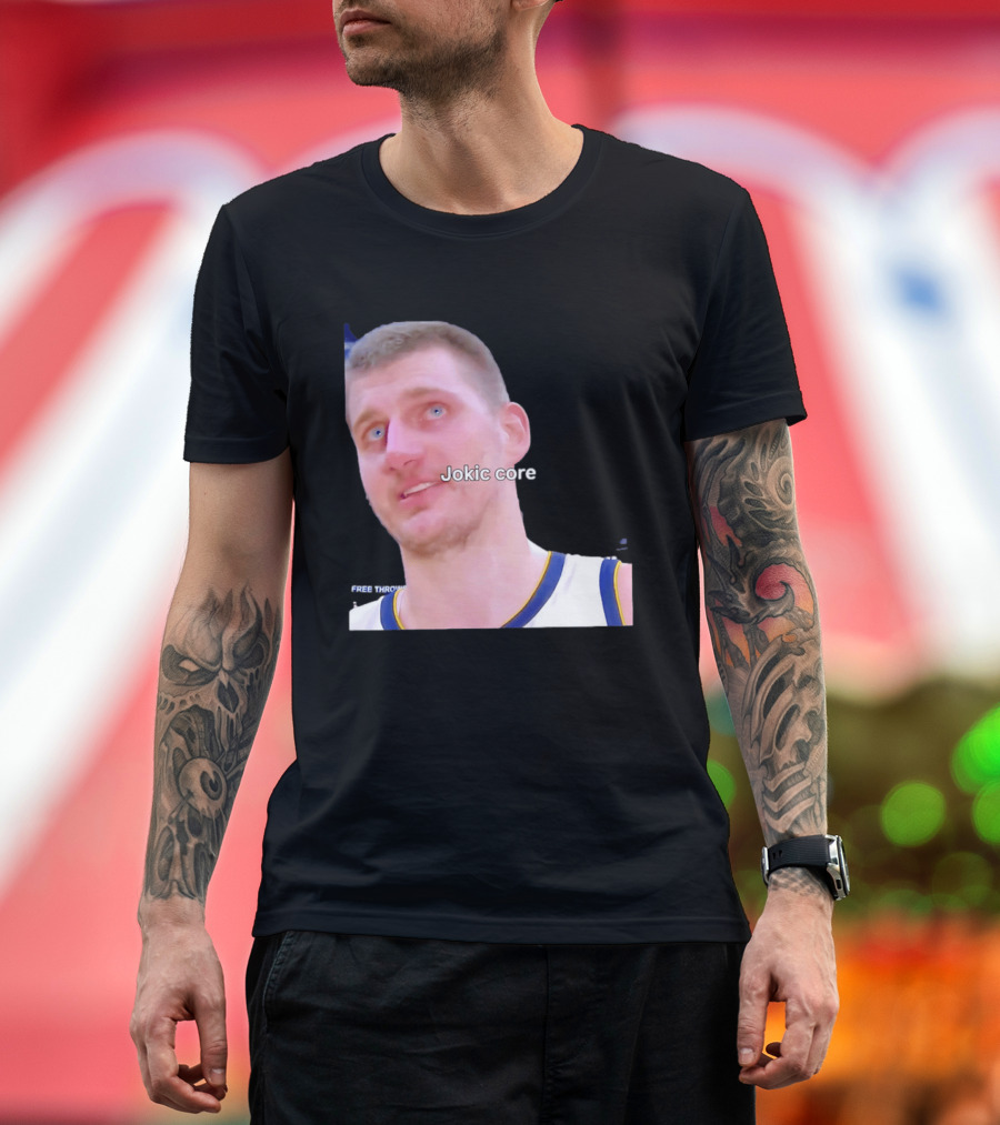 Jokic Core Nikola Jokic Free Throw Basketball T-Shirt