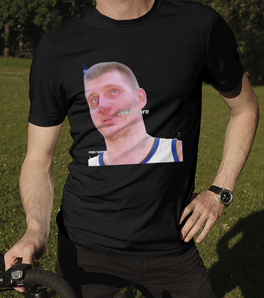 Jokic Core Nikola Jokic Free Throw Basketball T-Shirt