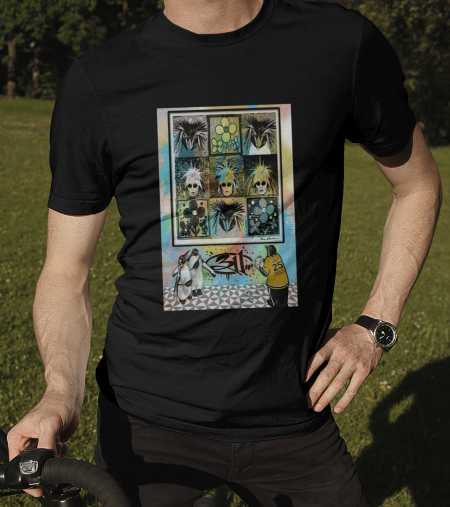 311 July 25 2026 Pittsburgh PA Penguins And Flowers By PaleoDesigns T-Shirt