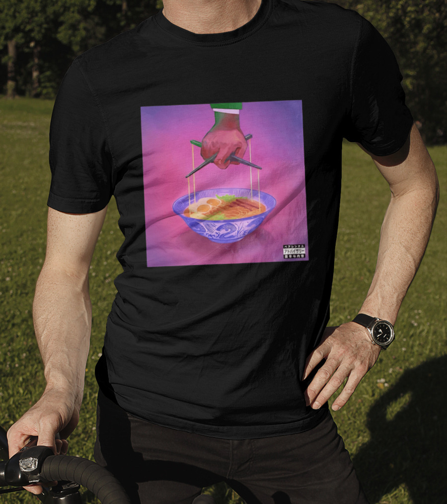 Parental Advisory Explicit Content Ramen Puppet Master Japanese Noodles Bowl T-Shirt