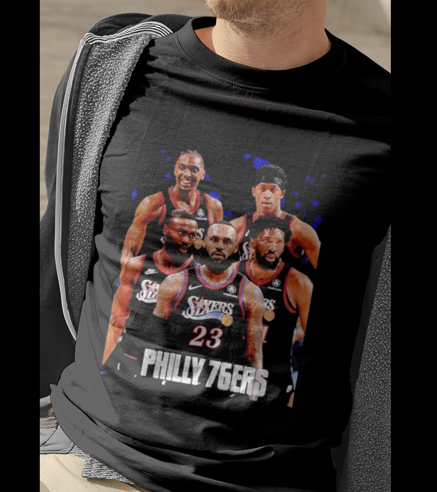 Philadelphia 76ers Big Five LeBron James Philly 76ers 23 T-Shirt