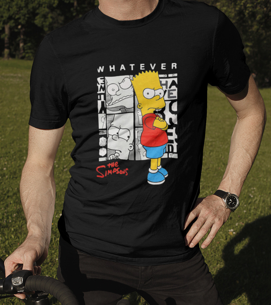 Whatever The Simpsons Bart Simpson Attitude T-Shirt