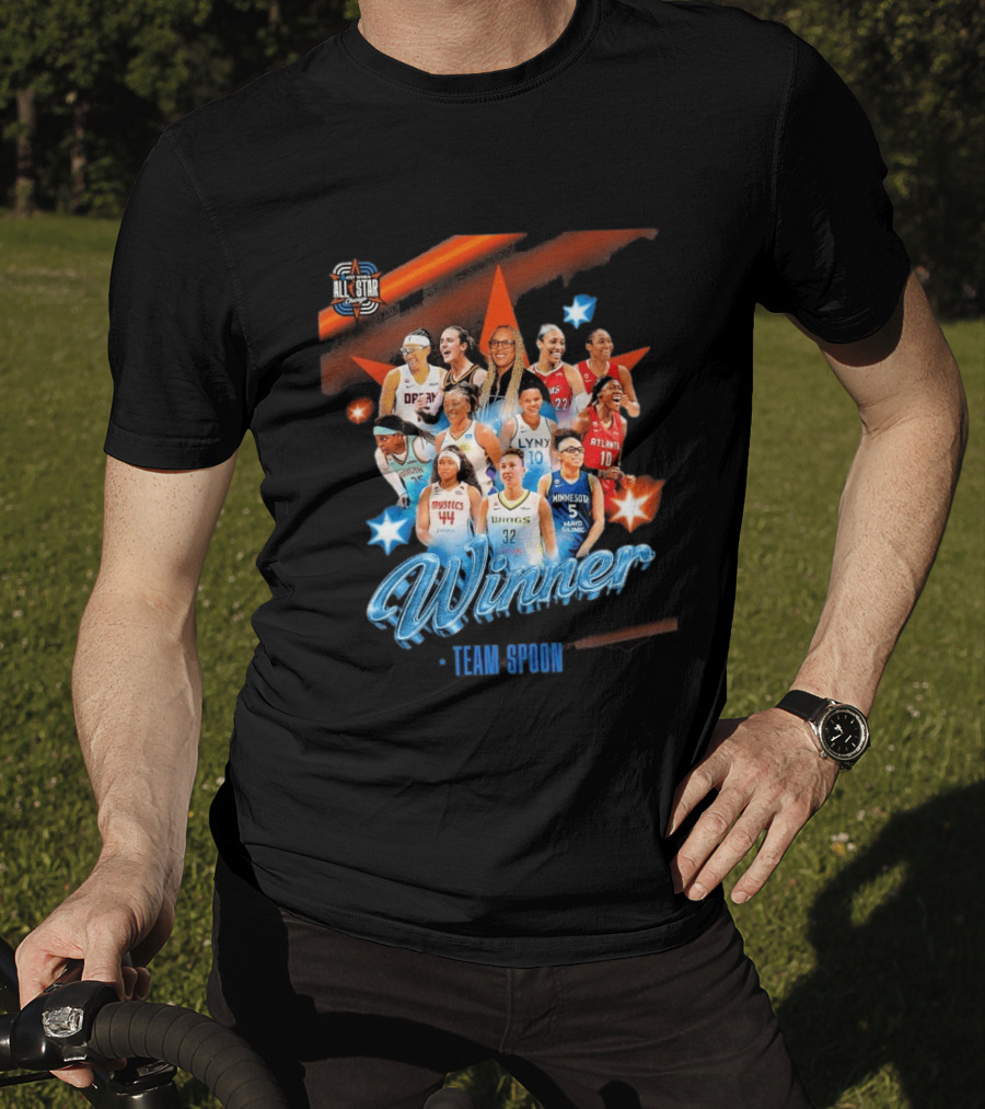 Winner Team Spoon All Star Chicago 2026 Lynx Atlanta Wings Minnesota Fever Liberty Mystics T-Shirt