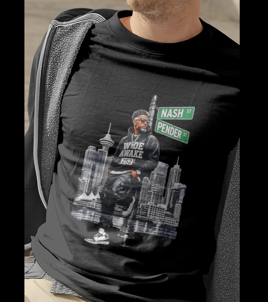 Wide Awake 252 Nash Street Pender Street Urban Skyline T-Shirt